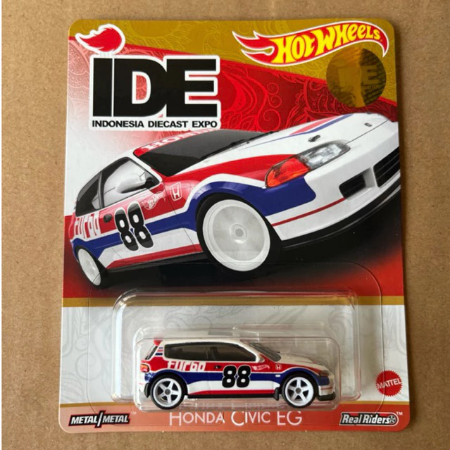 ミニカー Hot Wheels Honda Civic IDE 00670/01500 Hot Wheels 2024 Honda Civic EG Indonesia Diecast Expo IDE 2024