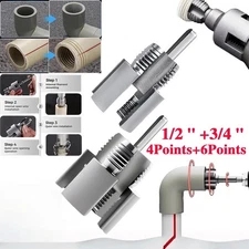 Dual Head Pipe Threading Tool 1/2" & 3/4" Internal & External Thread Cutter