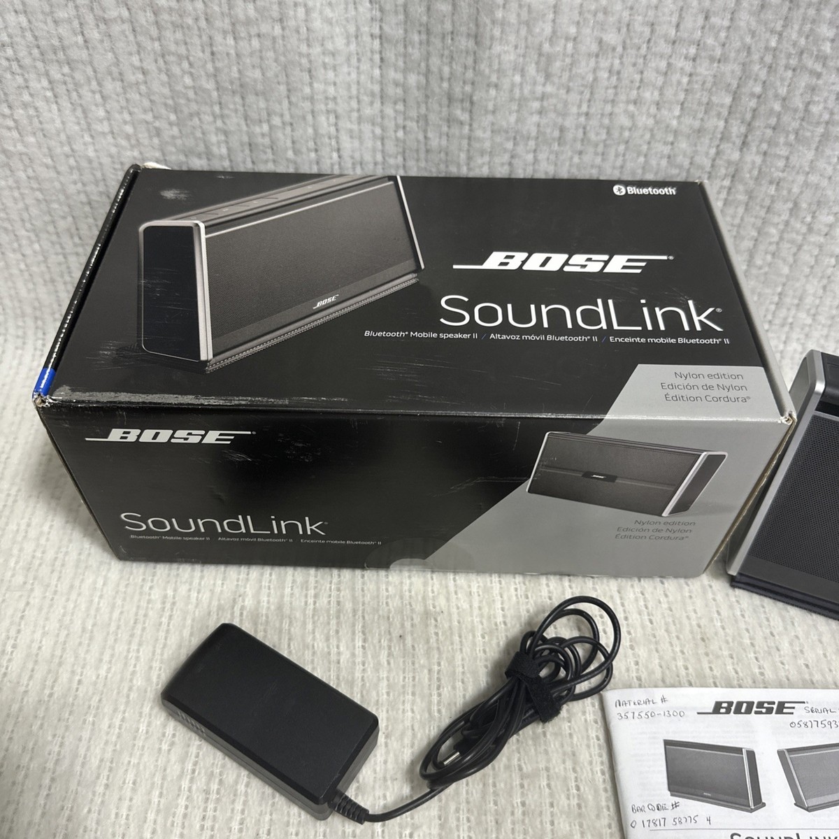 Bose® - SoundLink® Bluetooth Mobile Speaker II - Dark Gray Tested