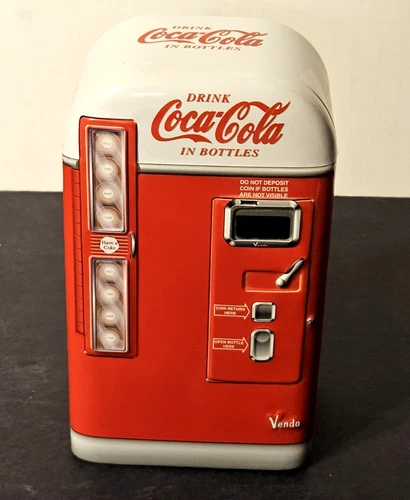 VTG 2000 COCA-COLA Retro Vending Machine Coke Bottle Beverage Collectible Tin