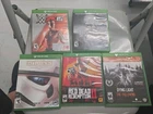 Xbox 1 Game Lot (5)~Red Dead Redemption 2, Dying Light The Following Enhanced Ed