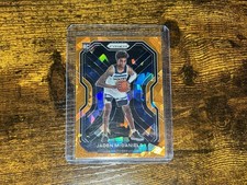 jaden mcdaniels orange cracked ice prizm sp rookie #277 timberwolves 2020-21 rc