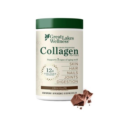 Great Lakes Wellness Collagen Peptides Powder for Skin, Hair, Nails, Joints &...