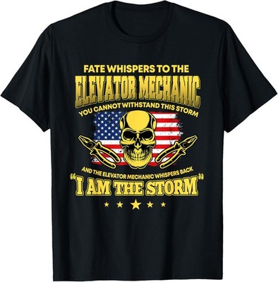 Great Elevator Mechanic Quote Lift Engineer Maintenance T-Shirt