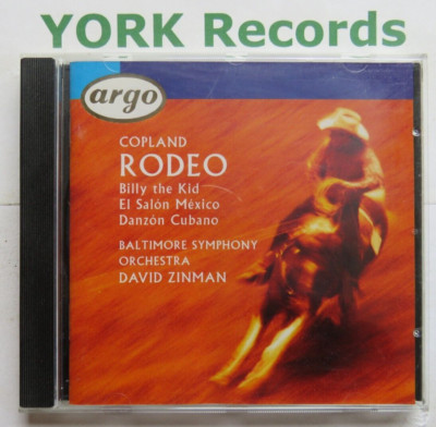 COPLAND - Rodeo / Billy The Kid / El Salon etc ZINMANN Baltimore SO - Ex CD Argo