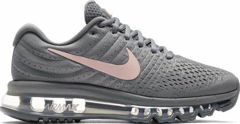Nike Womens Air Max 2017 Cool Grey Running Shoes AT0045-001