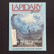 Lapidary Jan Journal 1986 Gem Cutting Bijoux Magazine Rockhound Collectionneurs Vintage