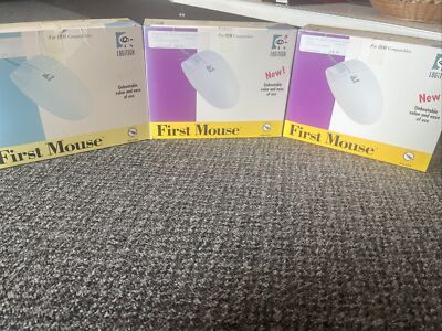 Logitech First Mouse Mouseport Model 2046 IBM Compatible PS/2 Version
