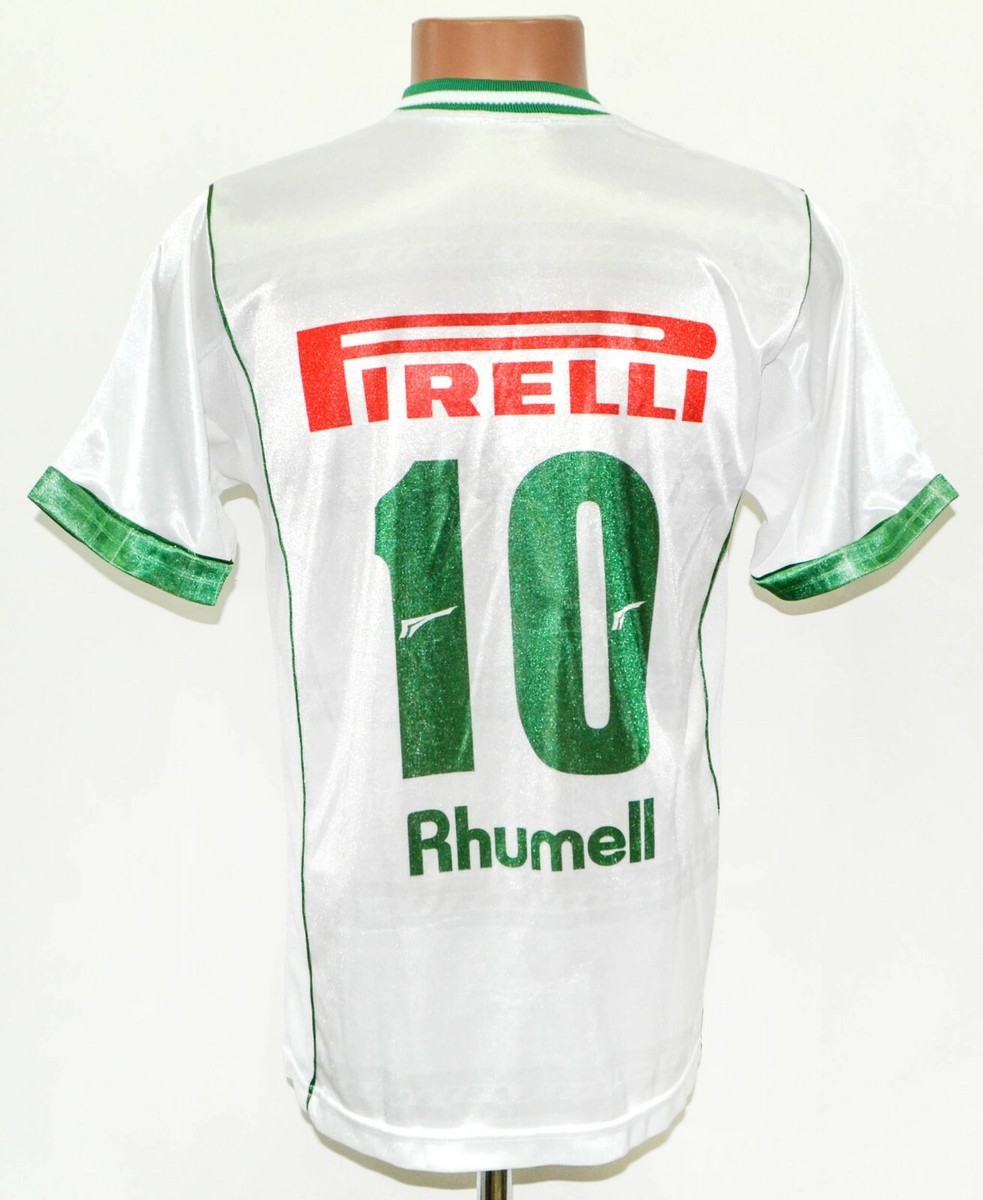 PALMEIRAS 2001/2002 AWAY FOOTBALL SHIRT RHUMELL #10 SIZE S ADULT