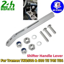 For Tremec Billet Aluminum 10" Bent Shifter Handle Lever TKO500 & 600 T5 T45 T56