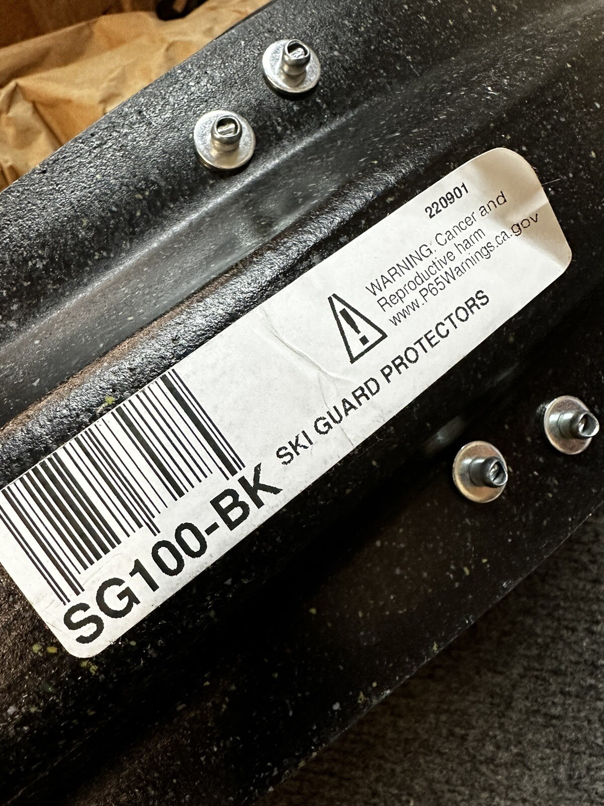 PRO ARMOR SG100BK Snowmobile Ski Guard Protectors Black NEW eBay