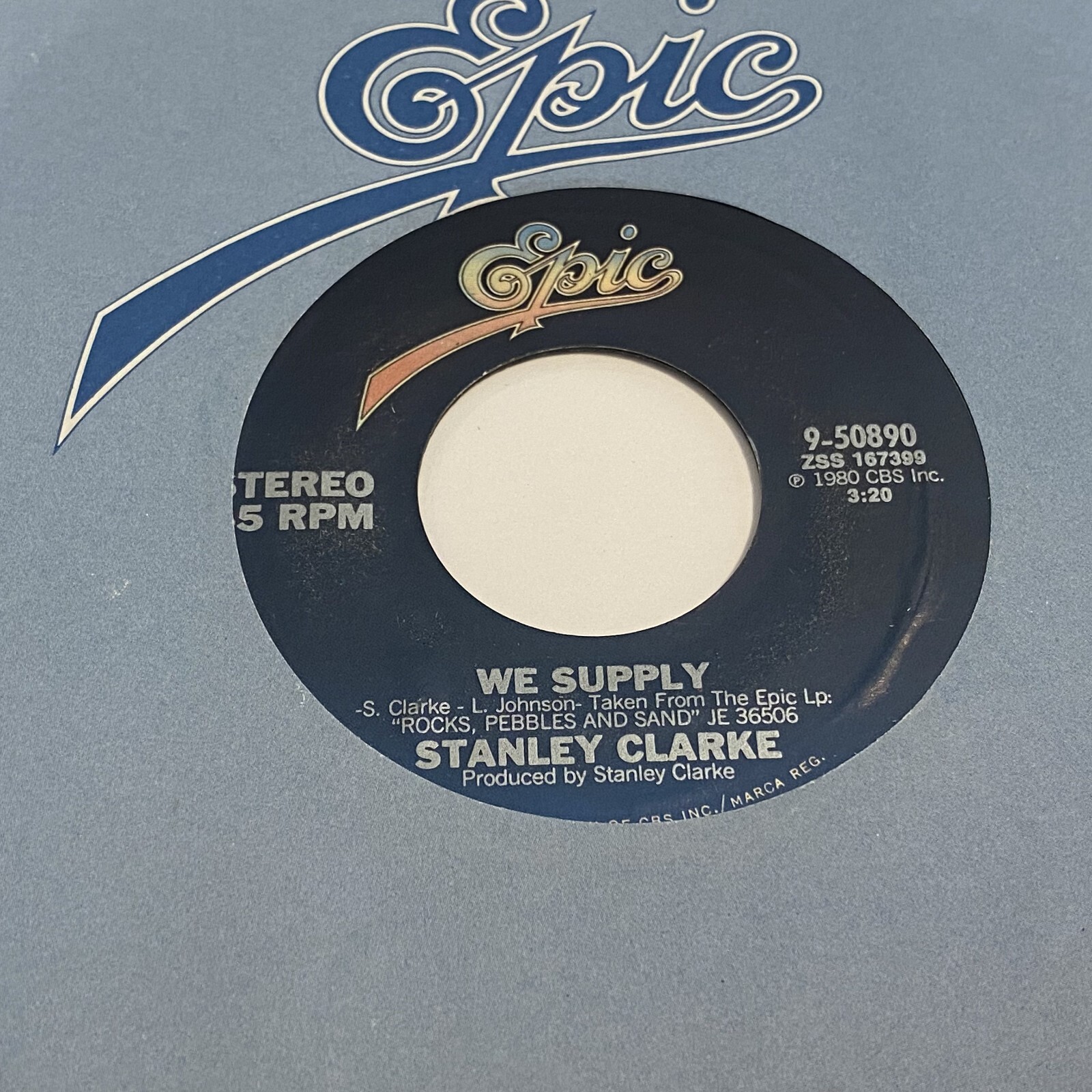 Stanley Clarke: We Supply/ Underestimation 45 - Epic - Funk