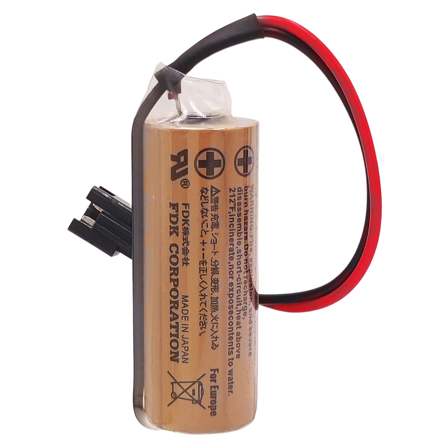 4pcs FUJI FDK CR8.LHC 17450 3V Battery for Toto Flush Valve with Plug ...