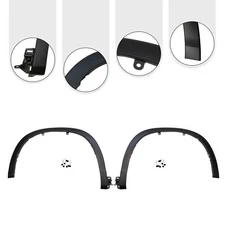 Right+Left Side Front Fender Flare Molding Trim Fits 2014-2017 Toyota Highlander