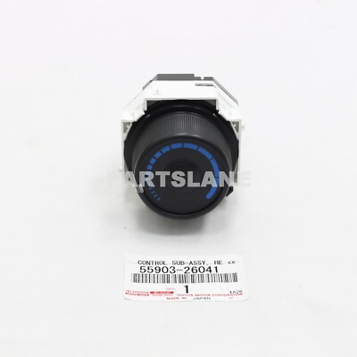 Toyota 55903-26041 OEM Genuine Heater Control Knob No.2 Toyota 55903-26041 OEM Genuine Heater Control Knob No.2