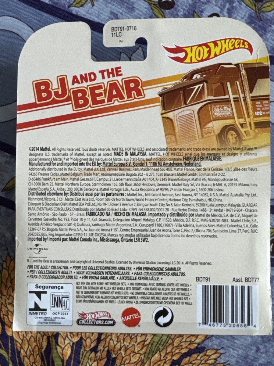 Hot Wheels Retro BJ and the Bear, Thunder Roller | eBay