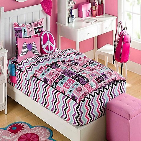 Zipit Comforter Sets Bedding Set Rock Princess Twin For Sale