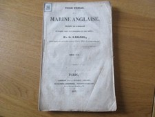 CODE PENAL MARINE ANGLAISE ADDITIONS NOTES MARINE VAISSEAUX 1837 LAIGNEL E.O