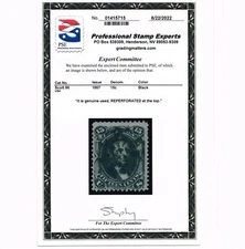 AFFORDABLE GENUINE SCOTT #98 USED 1867 PSE CERT WELL-DEFINED F-GRILL GRID CANCEL