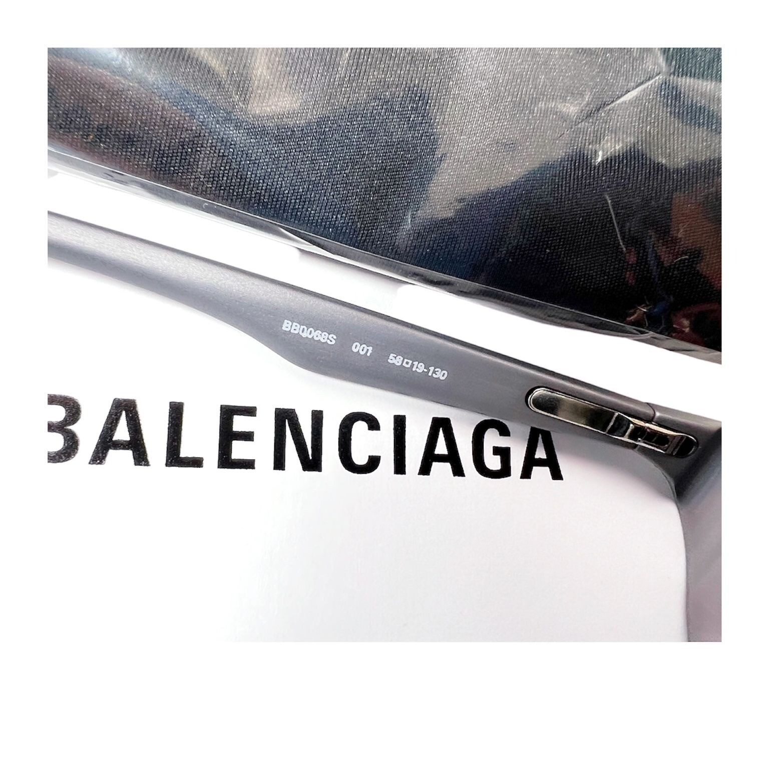 Balenciaga Womens Gray Logo Metal Aluminum Frame UV Sunglasses With Case New thumbnail 4
