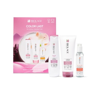 biolage Colorlast Geschenkset - Shampoo & Conditioner (250ml, 200ml) plus Öl