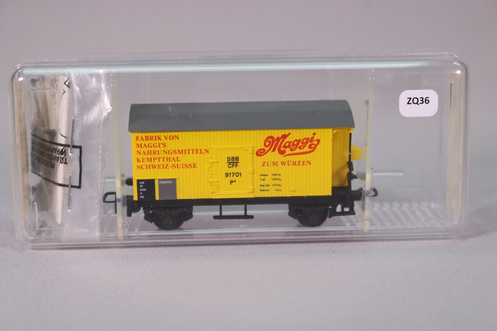 Wagon SBB-CFF Maggi Ruco 2101 HO pour remplacer vos wagons miniatures