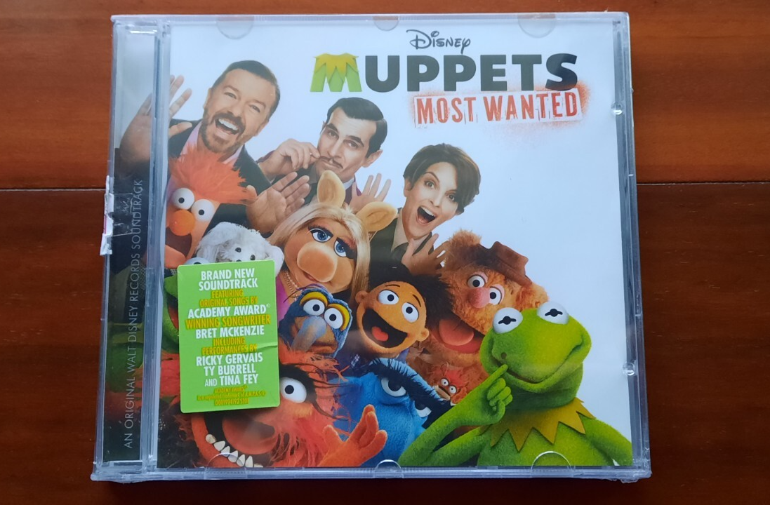 Muppets Most Wanted /Ricky Gervais, Muppets (CD, +5 Bonus Tracks