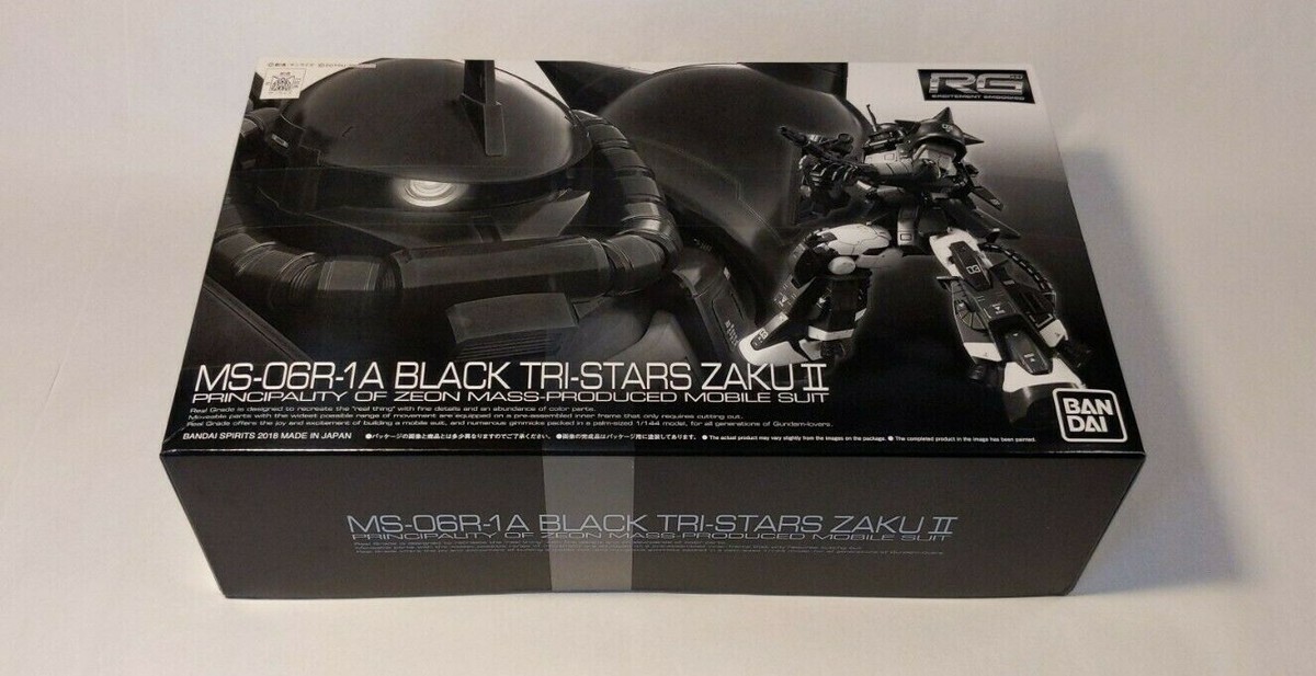 ロボット RG MS-06R-1A BLACK TRI-STARS Amazon.com: RG 1/144 MS-06R-1A Zaku II High Mobility Type