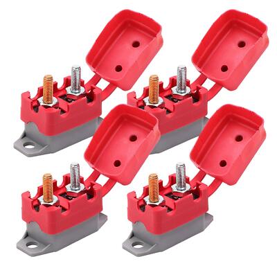 DC 12V 24V Automatic Reset Circuit Breaker with Cover Stud Bolt for Automotive