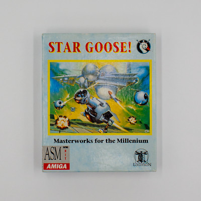 Star Goose! für Commodore Amiga von Logotron ASM Hit Small Big Box, 1990