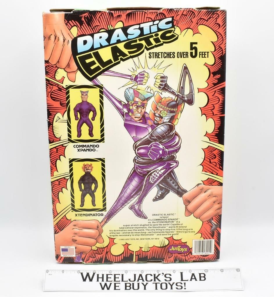 Commando Xpando Drastic Elastic 1993 NEW W/Box JusToys