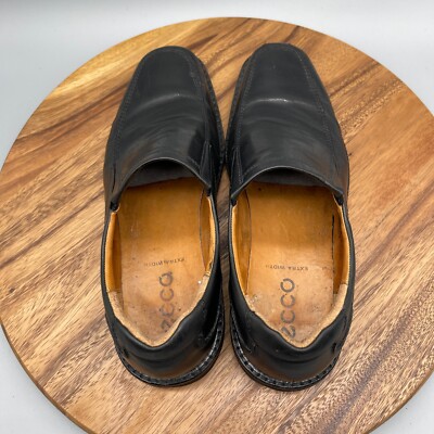 ECCO Seattle Slip On Loafers Black Leather EU 45 US 11 Extra  display picture 2