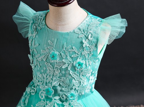 Flower Girls Dress Wedding Bridesmaid Princess Party Pageant Gown Kids Dresses - Picture 25 of 41