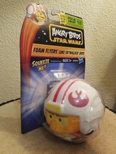 Angry Birds Star Wars Foam Flyers Luke Skywalker Hasbro Rovio NOS