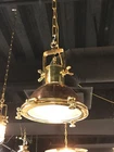 MARINE ANTIQUE NAUTICAL SMOOTH COPPER & BRASS PENDANT/CEILING/HANGING LIGHT