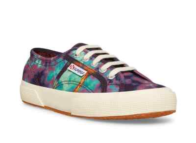 Superga 2750 Psyc Navy Tie Dye COTU Sneaker Green Rust NEW Women's 8 - Men's 6.5