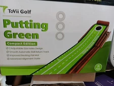 Putting Green - Golf Putting Matt for Indoors/Outdoor, Golf Practice Mat with Au