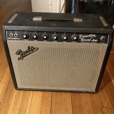 1965 black face Princeton reverb | eBay