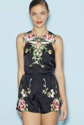 $420 Alice Mccall Black Elder Dress Anthropologie Flock Together Mini Dress  0 | eBay