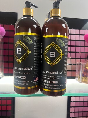 SHAMPOO & CONDITIONER SET 32oz each ROSEMARY INFUSION ARGAN,MORINGA,AVOCADO,OLIV