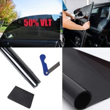 New Uncut Roll Window Tint Film 50% VLT 20" x 10ft Feet Car Home Office Glass US