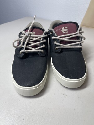 Etnies Jameson 2 Eco Mens Black Red Vegan Skate Shoes Trainers Size 6