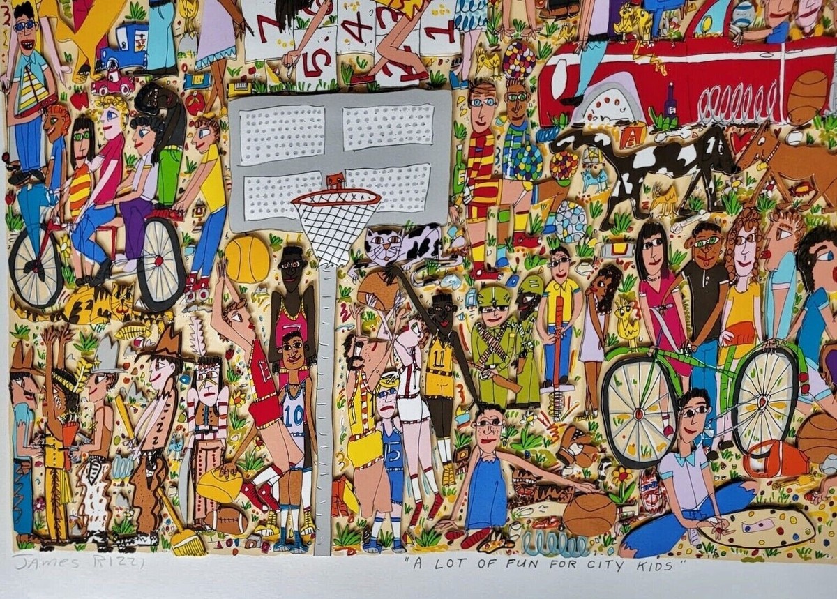 James Rizzi 「A Lot of Fun for City Kids」 Spotlight: Contemporary | ONLINE ONLY | James Rizzi-A lot of