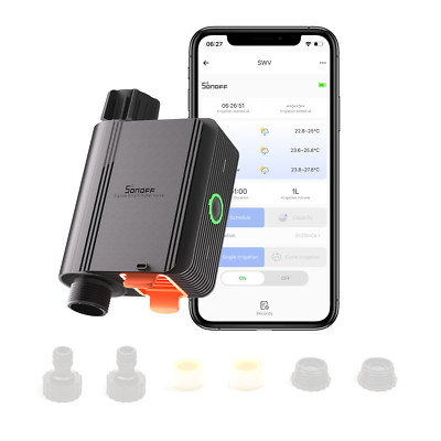 SONOFF SWV Zigbee Smart Bewässerungscomputer mit Zeitplanung und Mengensteuerung