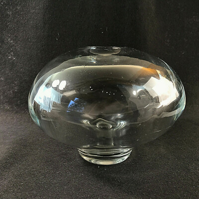 Udo EDELMANN Vase (signiert) 1979 70er Studio Glas Vintage
