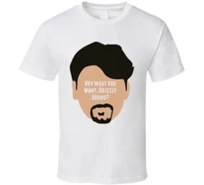 Hey What You Want, Grizzly Adams? Quote Clerks Big Dante Head T Shirt