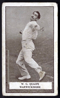 GALAHER - BERÜHMTE CRICKETSPIELER - #9 W G QUAIFE, WARWICKSHIRE