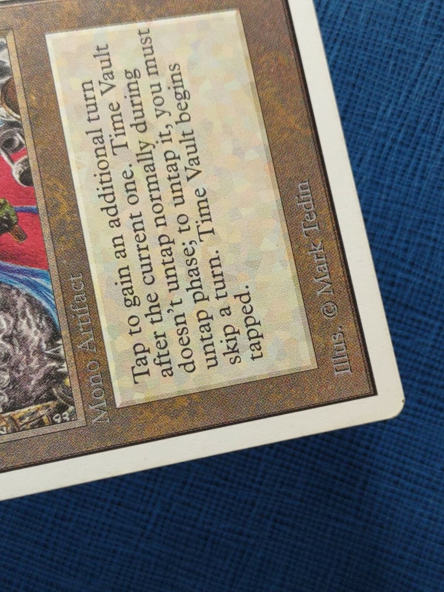MTG 1x Time Vault LP Unlimited Edition Magic the Gathering MTG 1x Time Vault LP Unlimited Edition Magic the Gathering