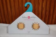 Lindsay Phillips SwitchFlops SNAPS Odd Yellow STONE White Rhinestones Gold JANE