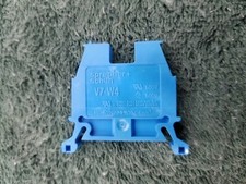 Sprecher-Schuh Single Circuit Terminal Block V7-W4-B, Blue  